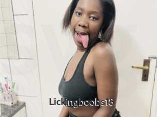 Lickingboobs18